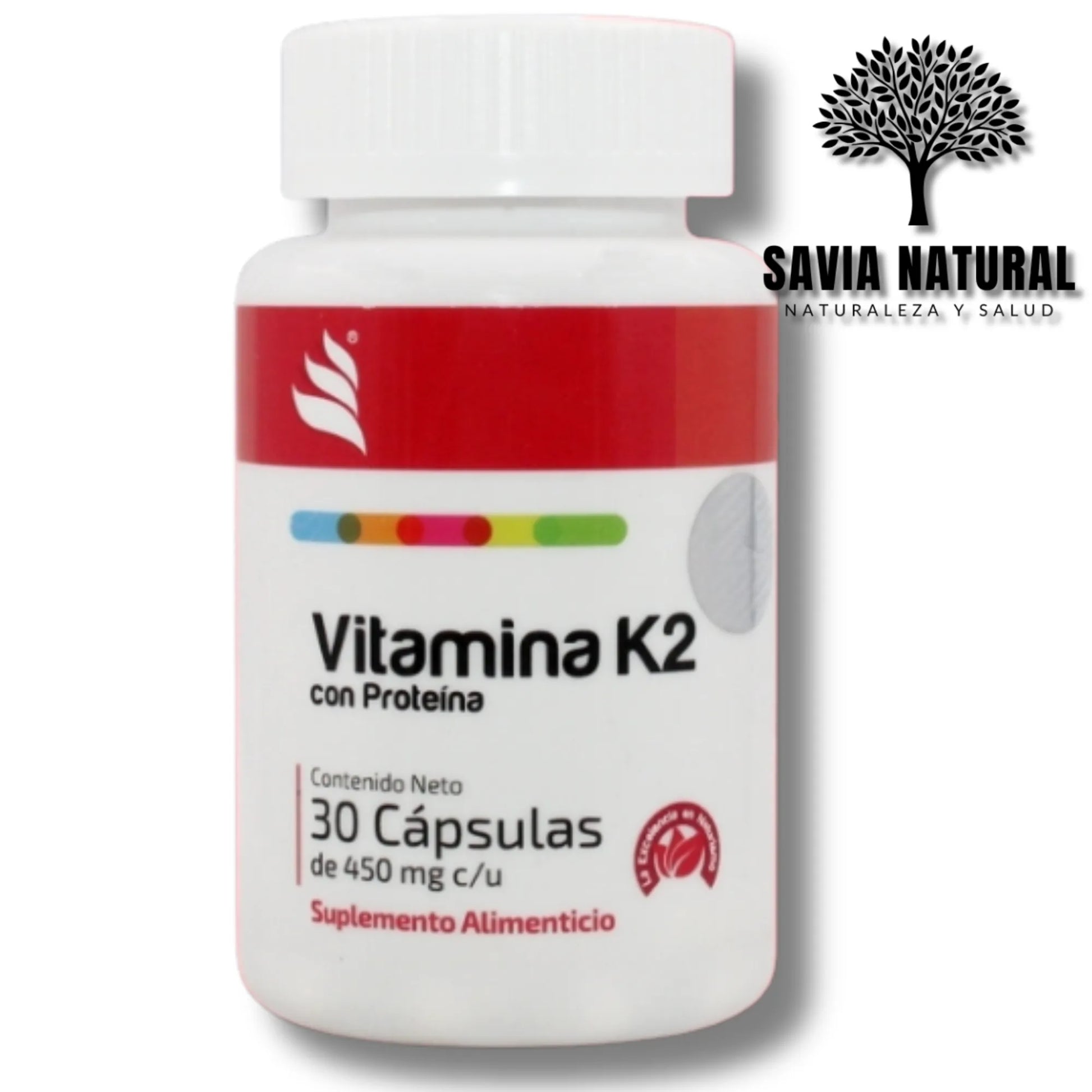 VITAMINA K2 TECNONATURA – 30 CÁPSULAS × 450 MG