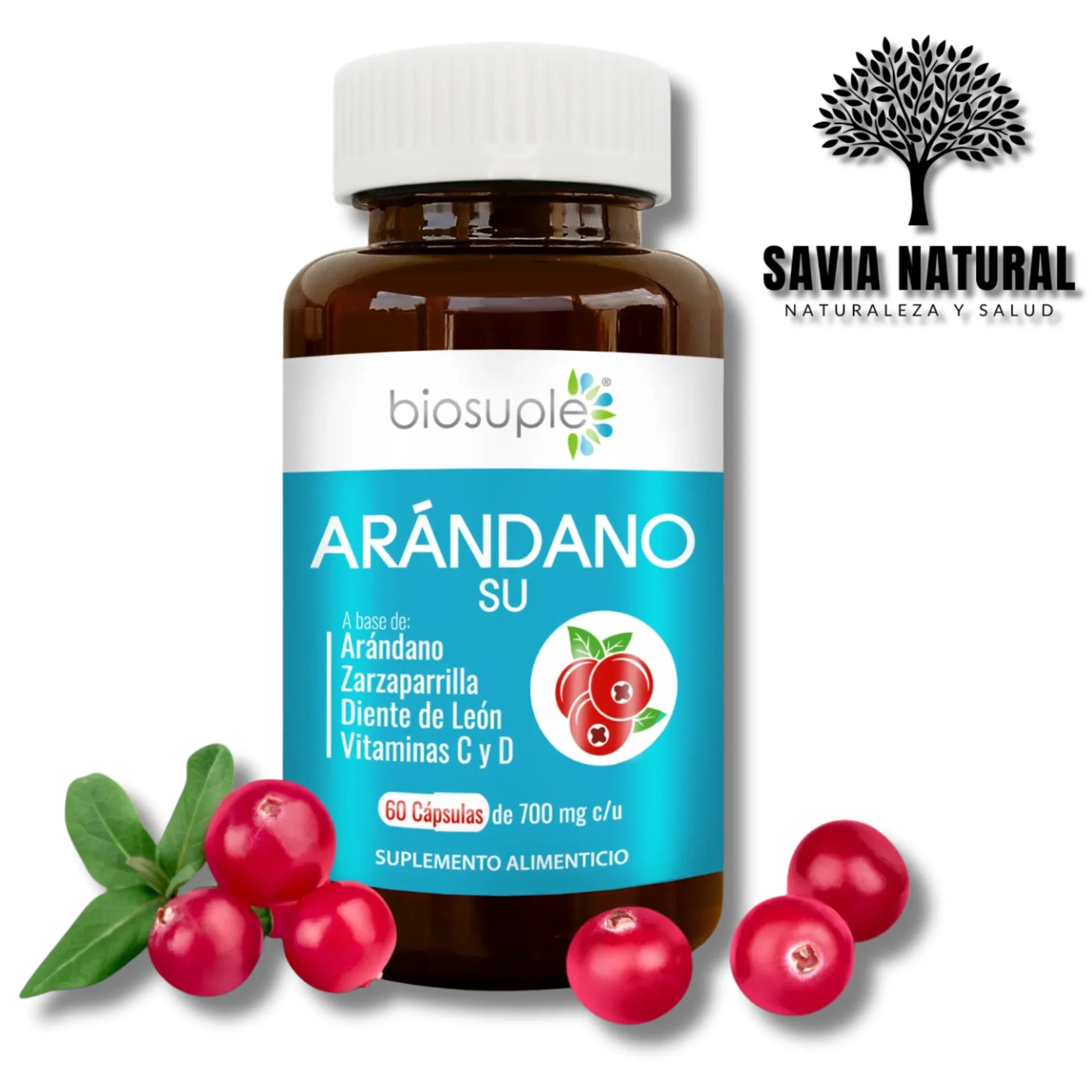 ARÁNDANO BIOSUPLE – 60 CÁPSULAS × 700 MG