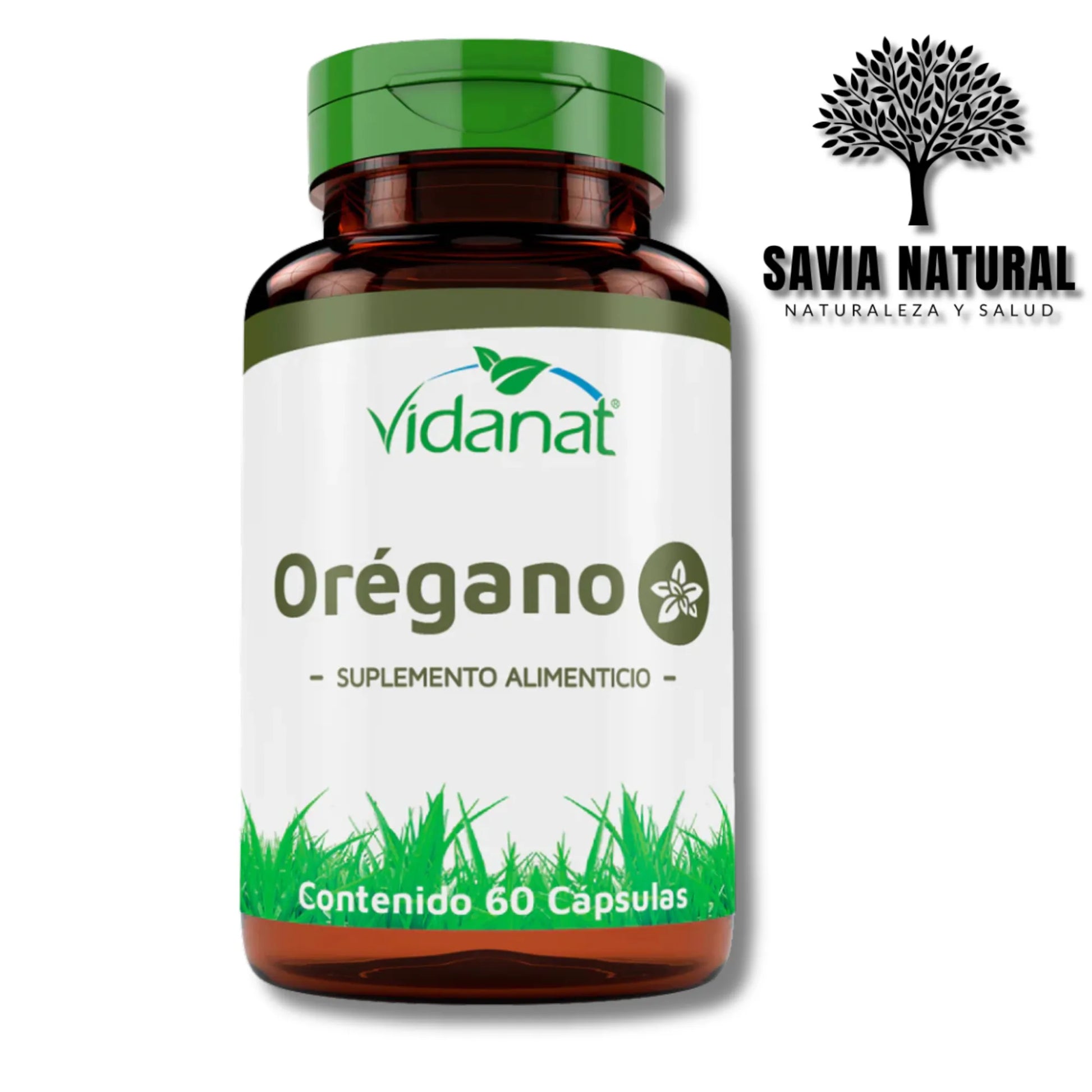 Orégano en Cápsulas – 60 pzas | Suplemento Natural Antibacterial