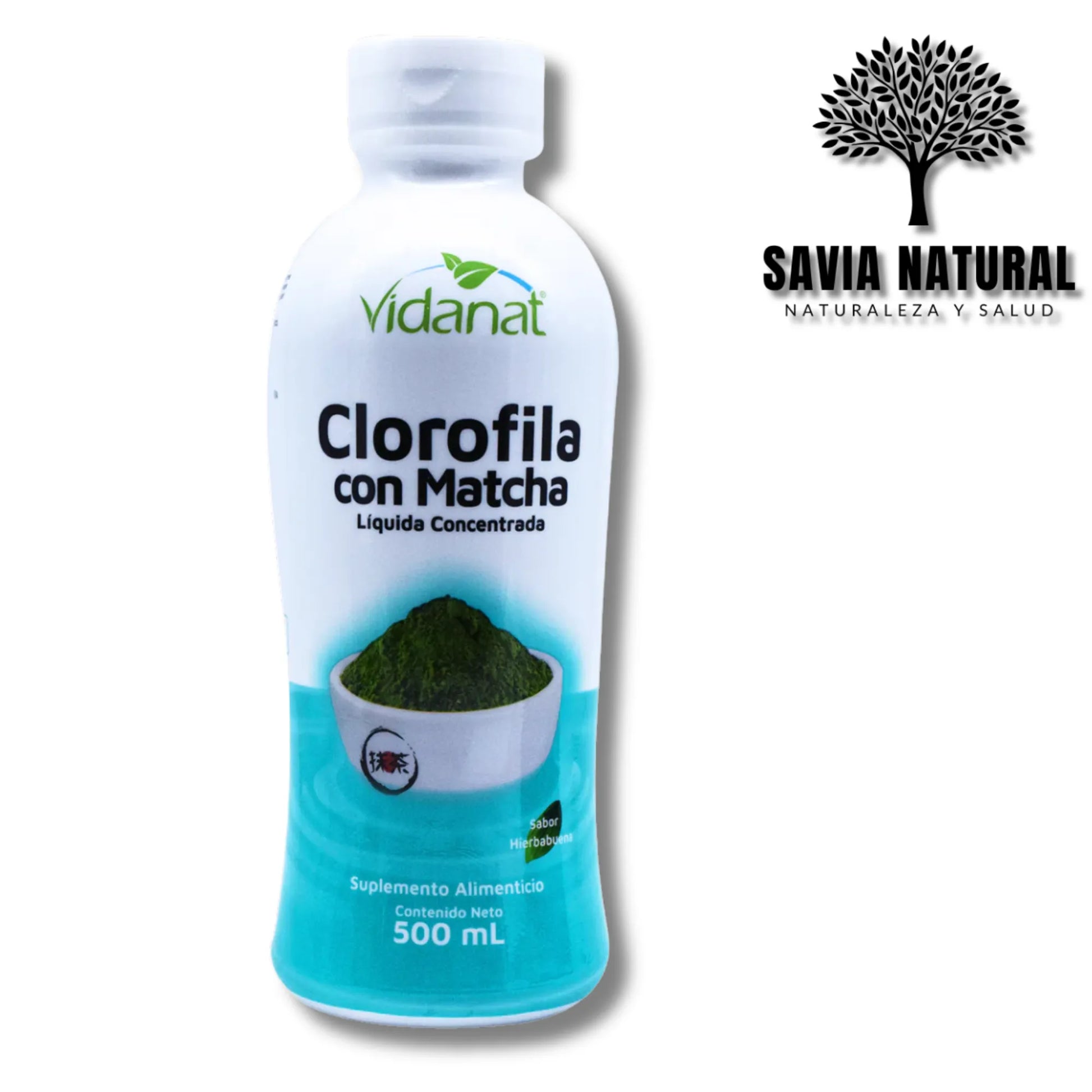 Clorofila con Matcha – 500 ml | Detox y Energía con Antioxidantes Naturales