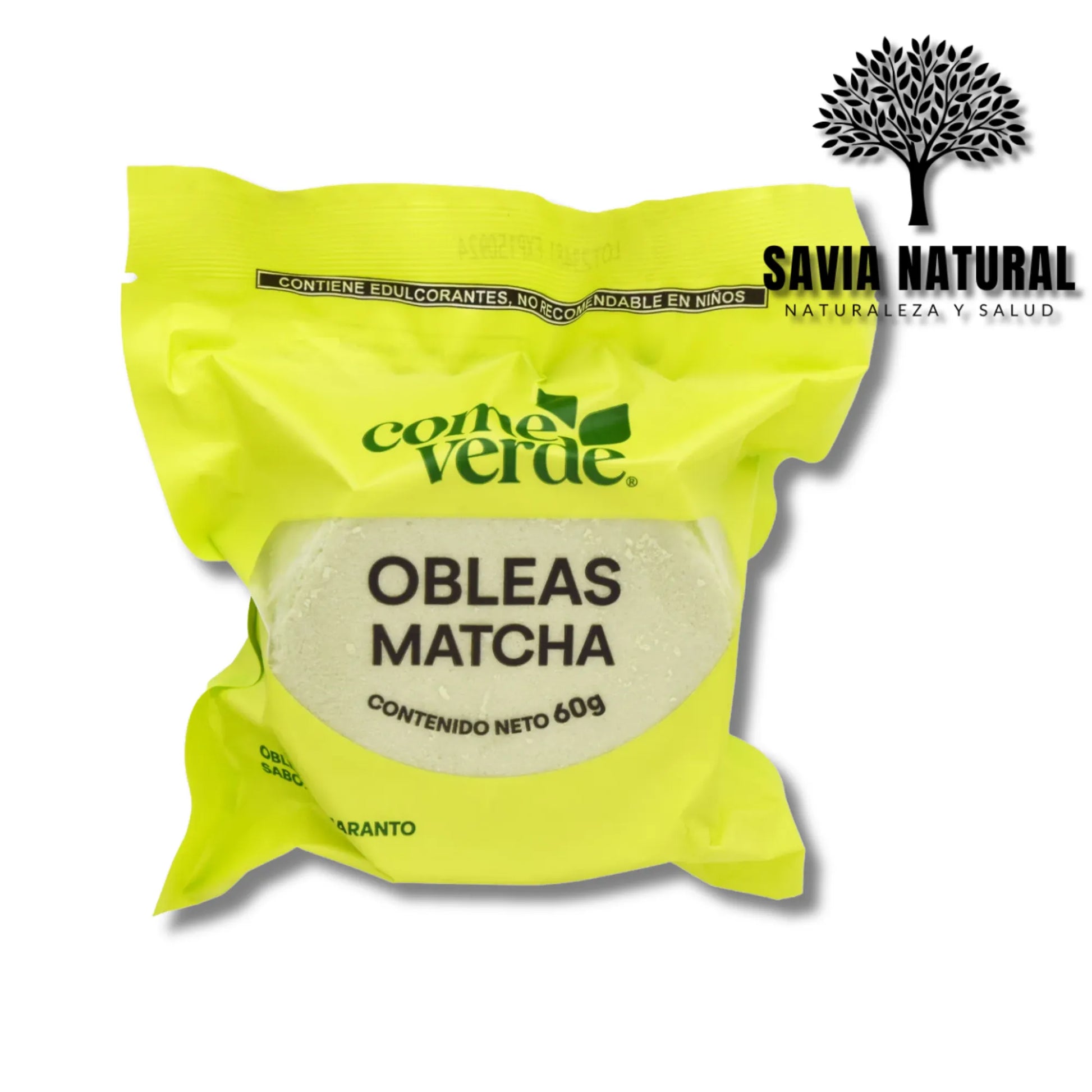 Obleas de Matcha – 60 g | Snack Natural con Antioxidantes