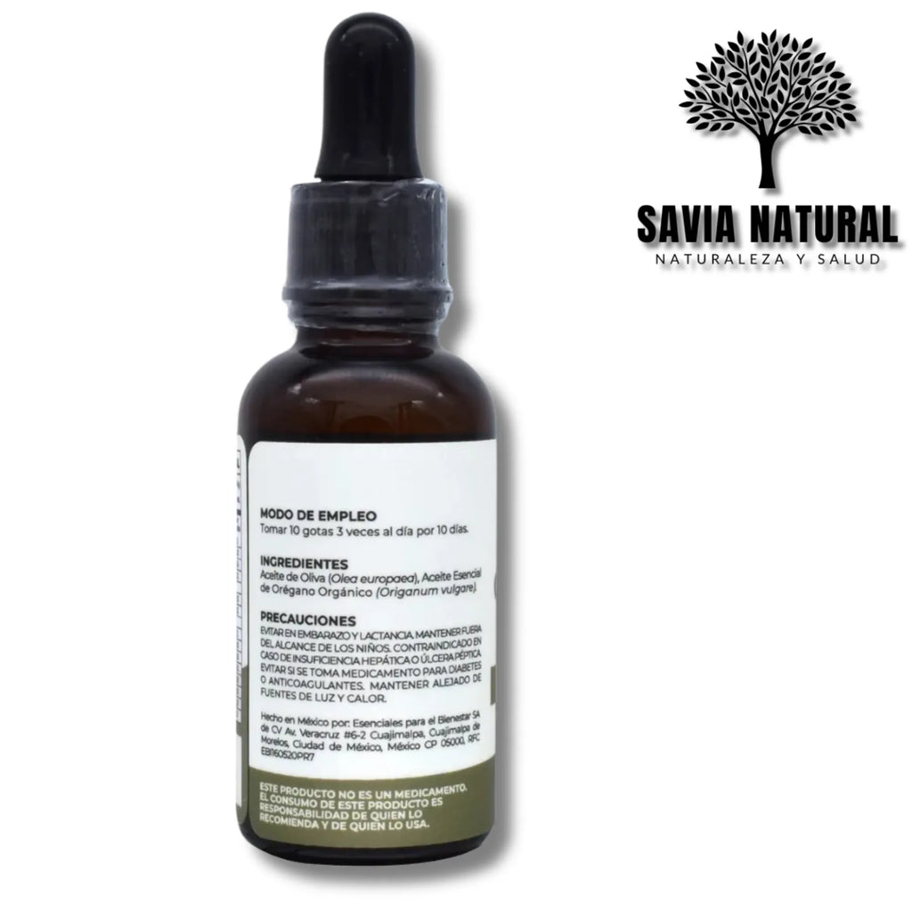 Aceite de Orégano 100% Puro – 30 ml | Potente Antiviral y Antibacteriano Natural