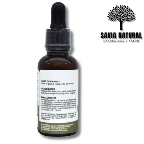 Aceite de Orégano 100% Puro – 30 ml | Potente Antiviral y Antibacteriano Natural