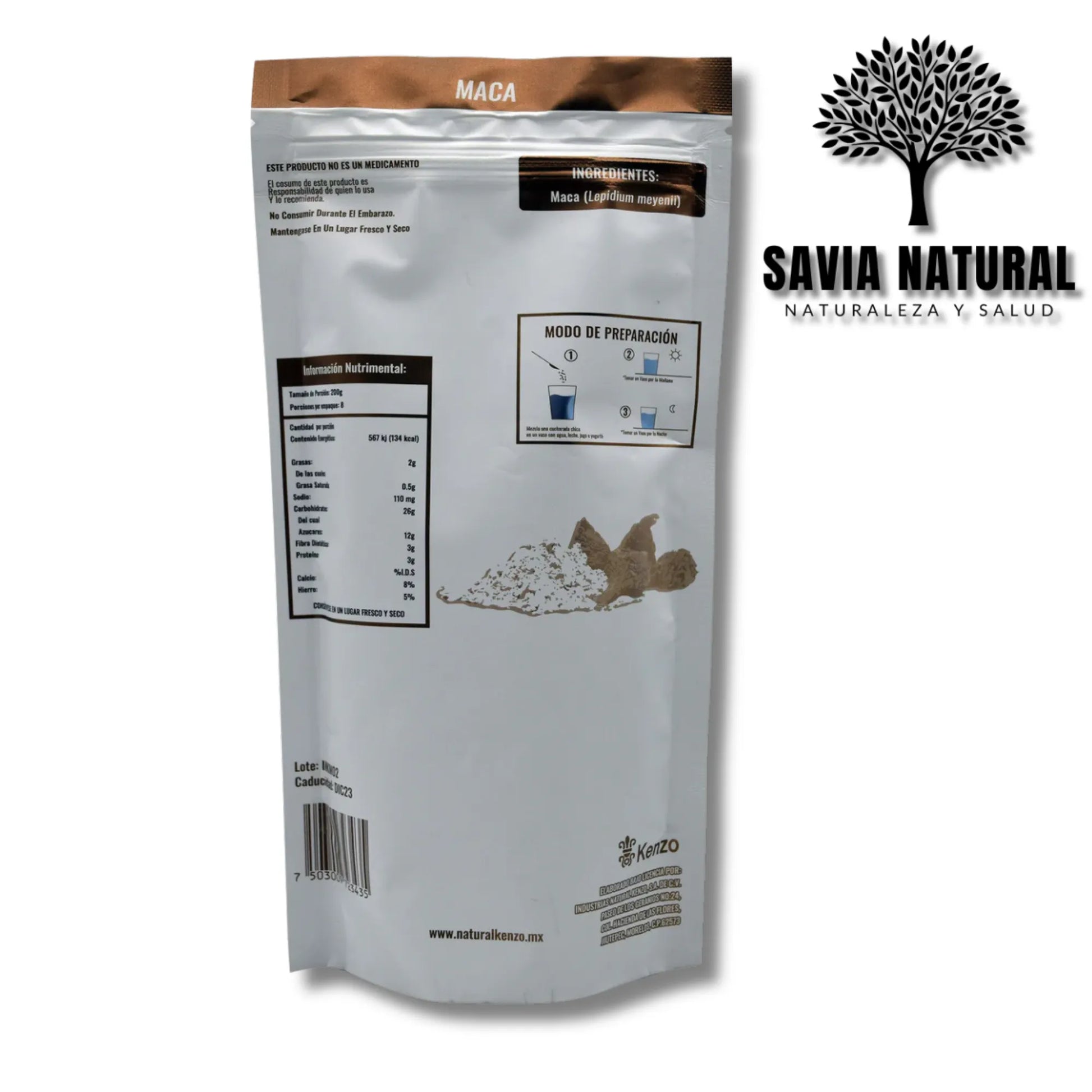 Maca en Polvo – 200 g | Vitalidad, Energía y Rendimiento Natural