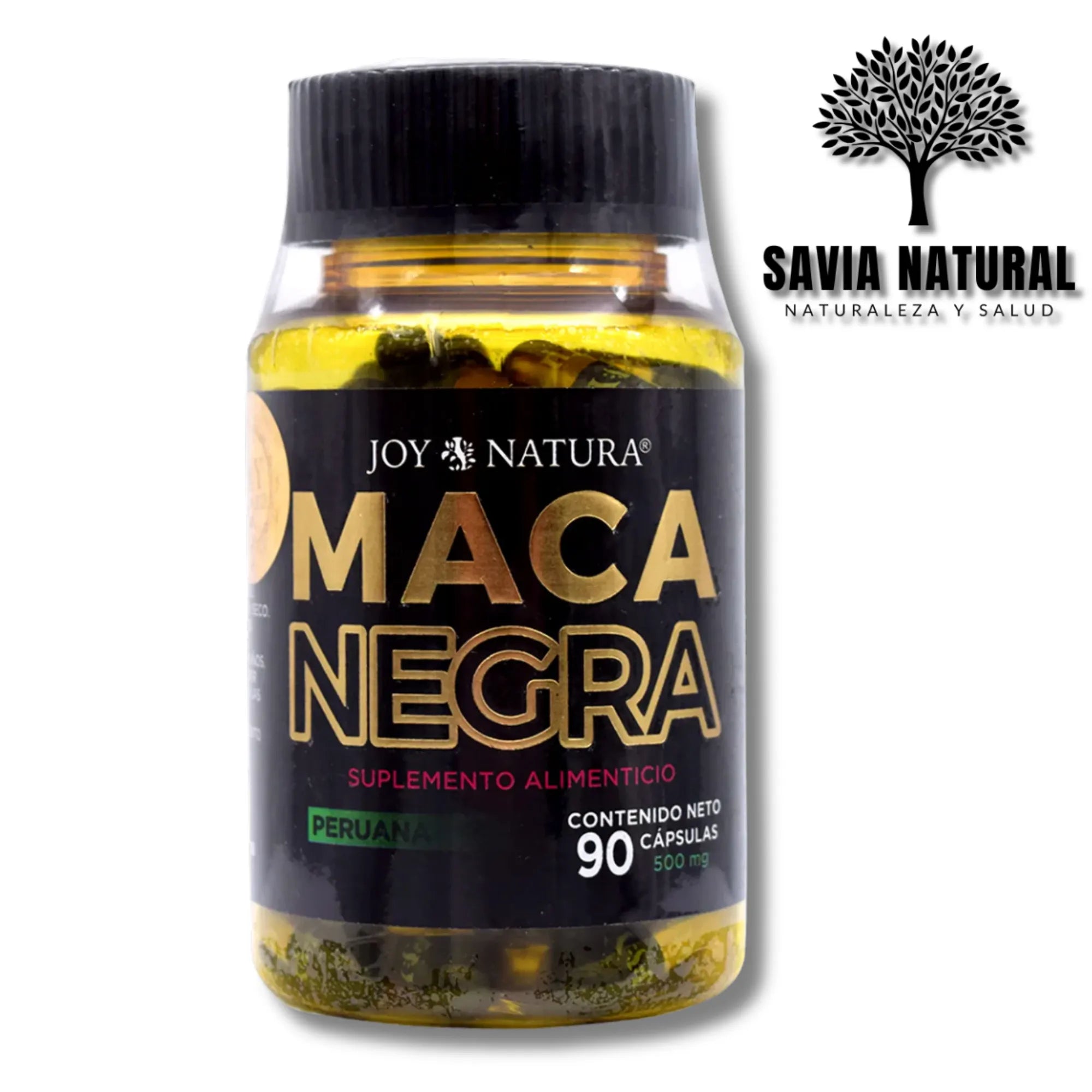 Maca Negra en Cápsulas – 90 caps | Energía, Rendimiento y Vitalidad Natural