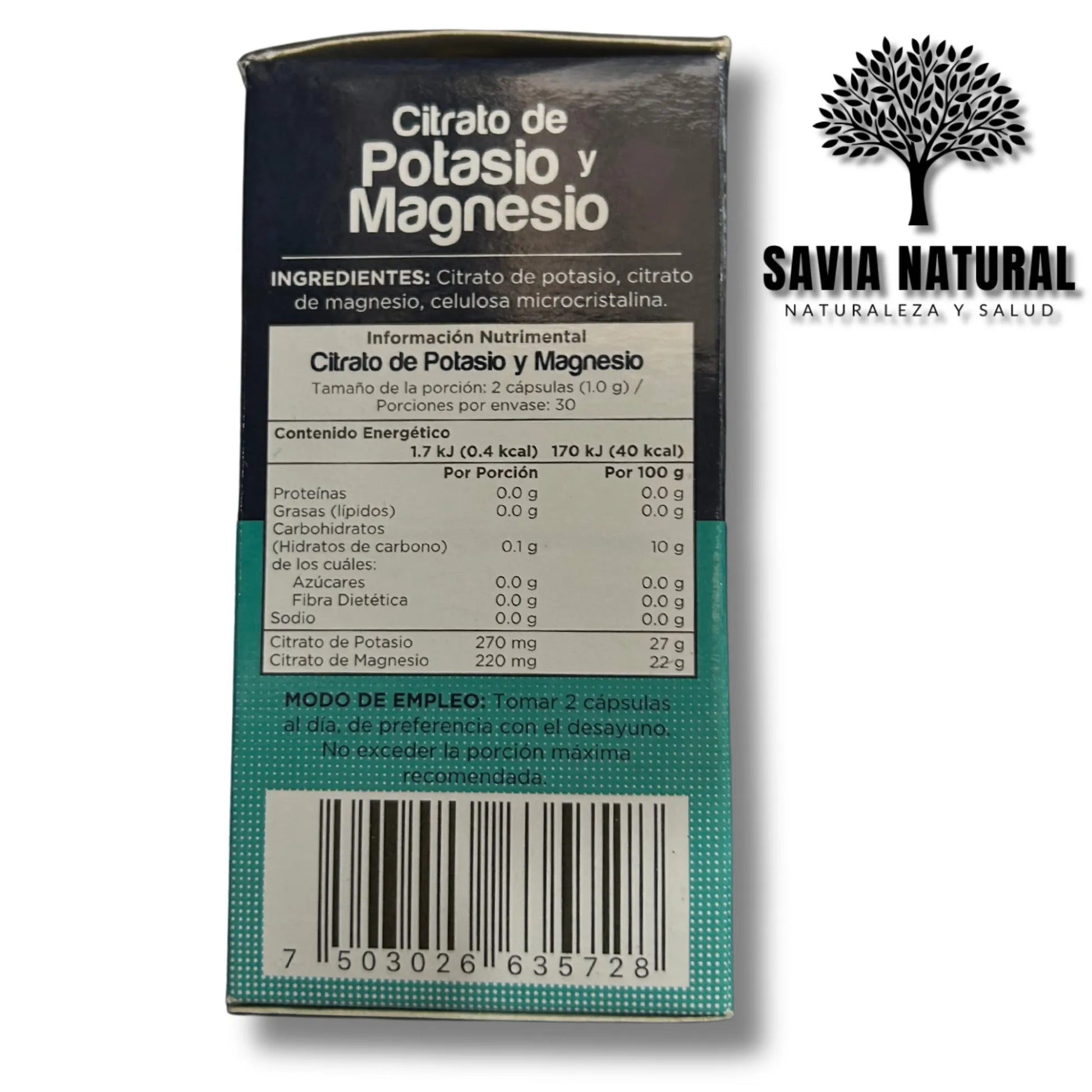 Citrato de Potasio y Magnesio – Calambres, Presión, Relajación y Riñones