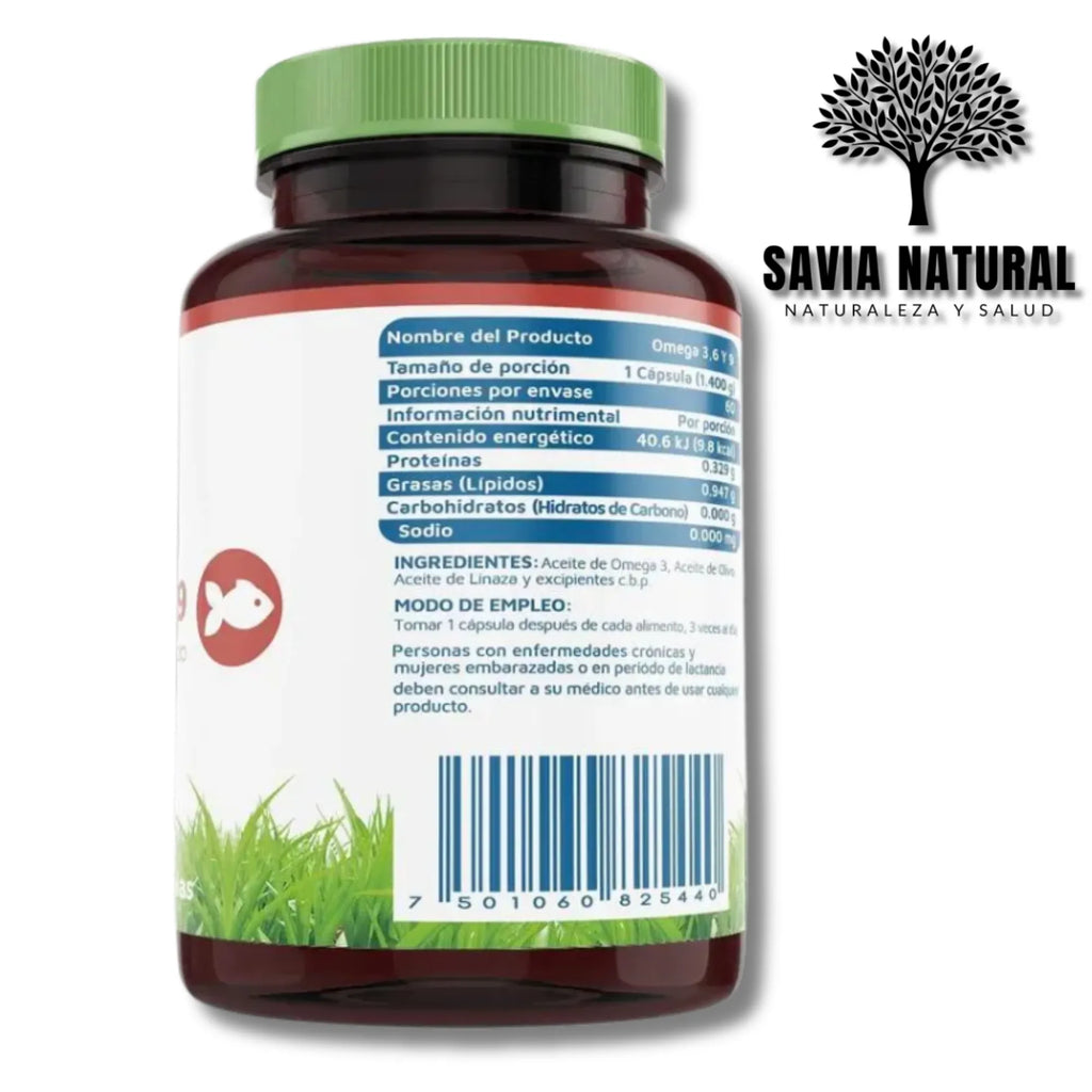 Omega 3 de Aceite de Pescado – Corazón Sano, Cerebro y Articulaciones