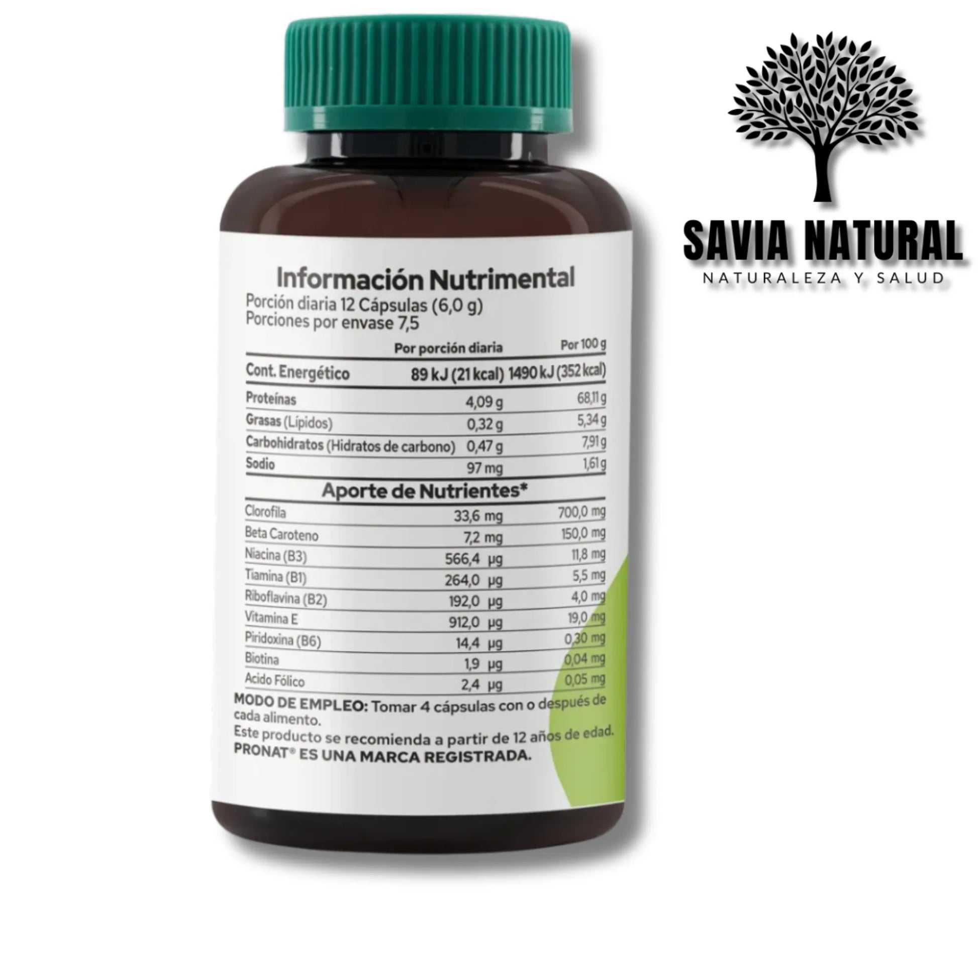 Spirulina Orgánica en Cápsulas – Energía Verde, Detox y Defensas