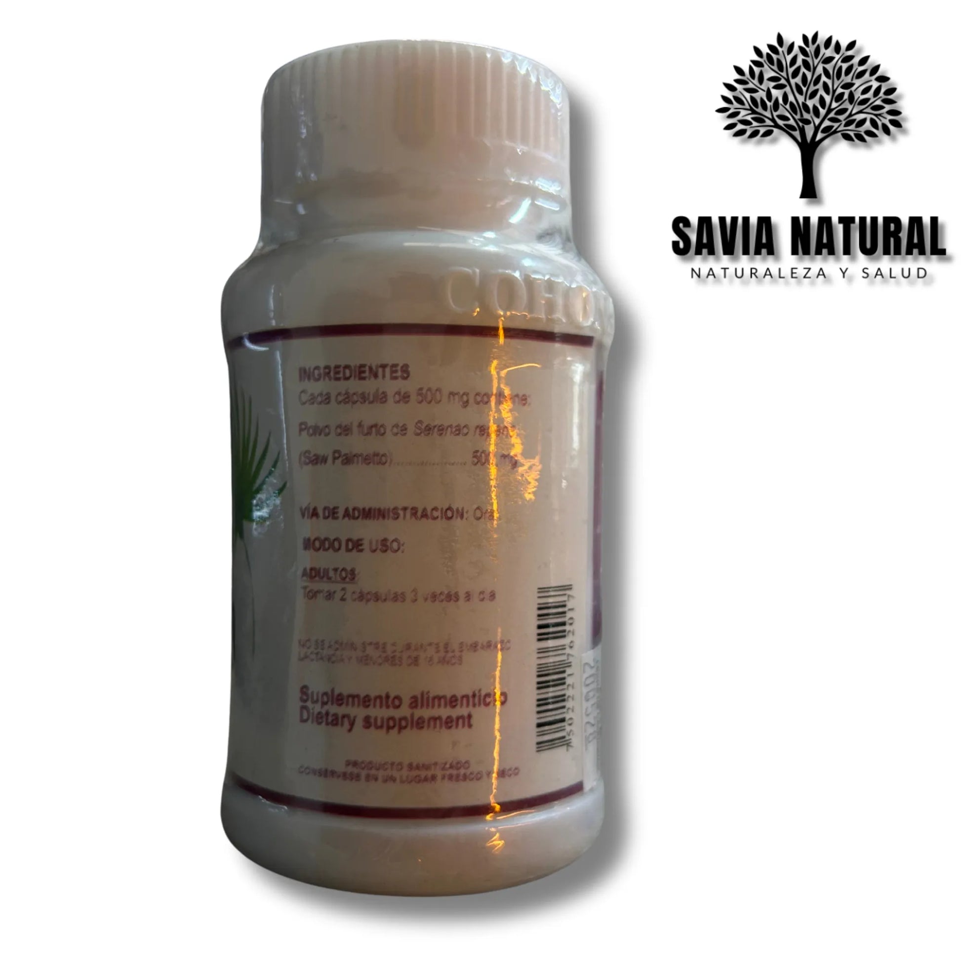 Saw Palmetto Natural – Salud Prostática, Hormonas y Cabello Fuerte